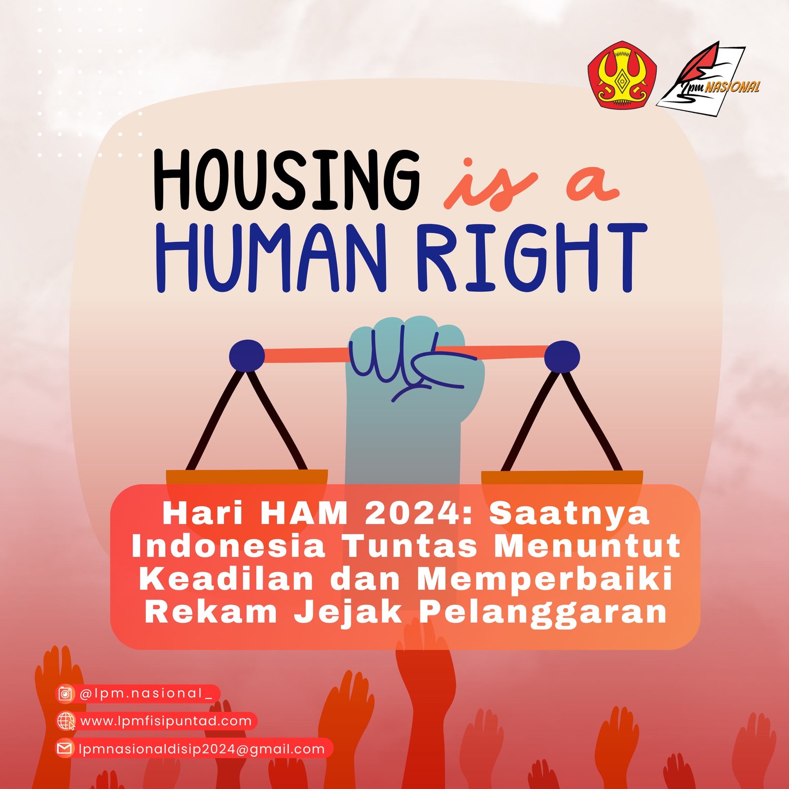 HARI HAM 2024: SAATNYA INDONESIA TUNTAS MENUNTUT KEADILAN DAN MEMPERBAIKI REKAM JEJAK PELANGGARAN