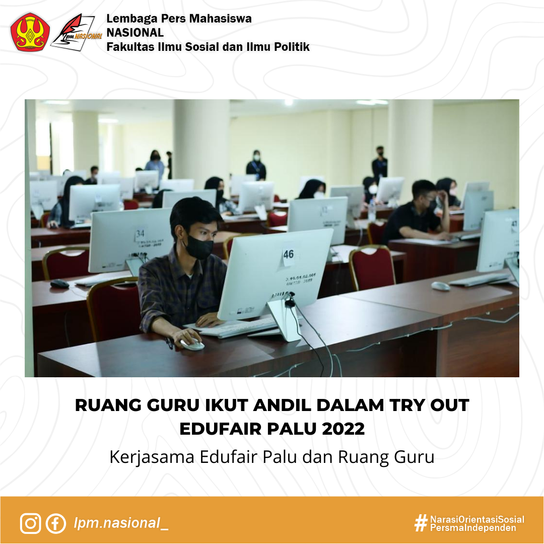Ruang Guru Ikut Andil Dalam Try Out Edufair Palu 2022 