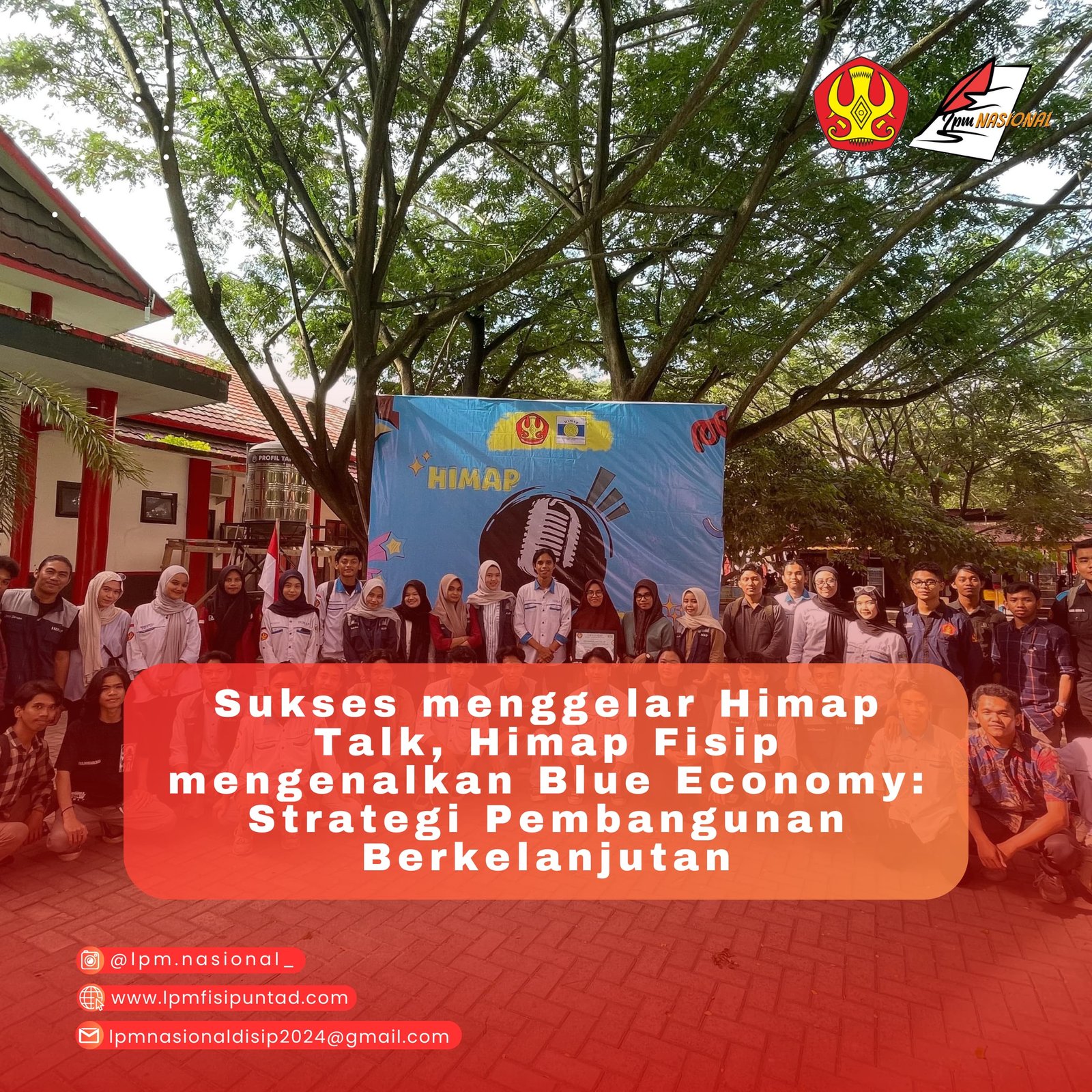 SUKSES MENGGELAR HIMAP TALK, HIMAP FISIP MENGENALKAN BLUE ECONOMY: STRATEGI PEMBANGUNAN BERKELANJUTAN